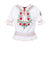 Dora Embroidered Top, White