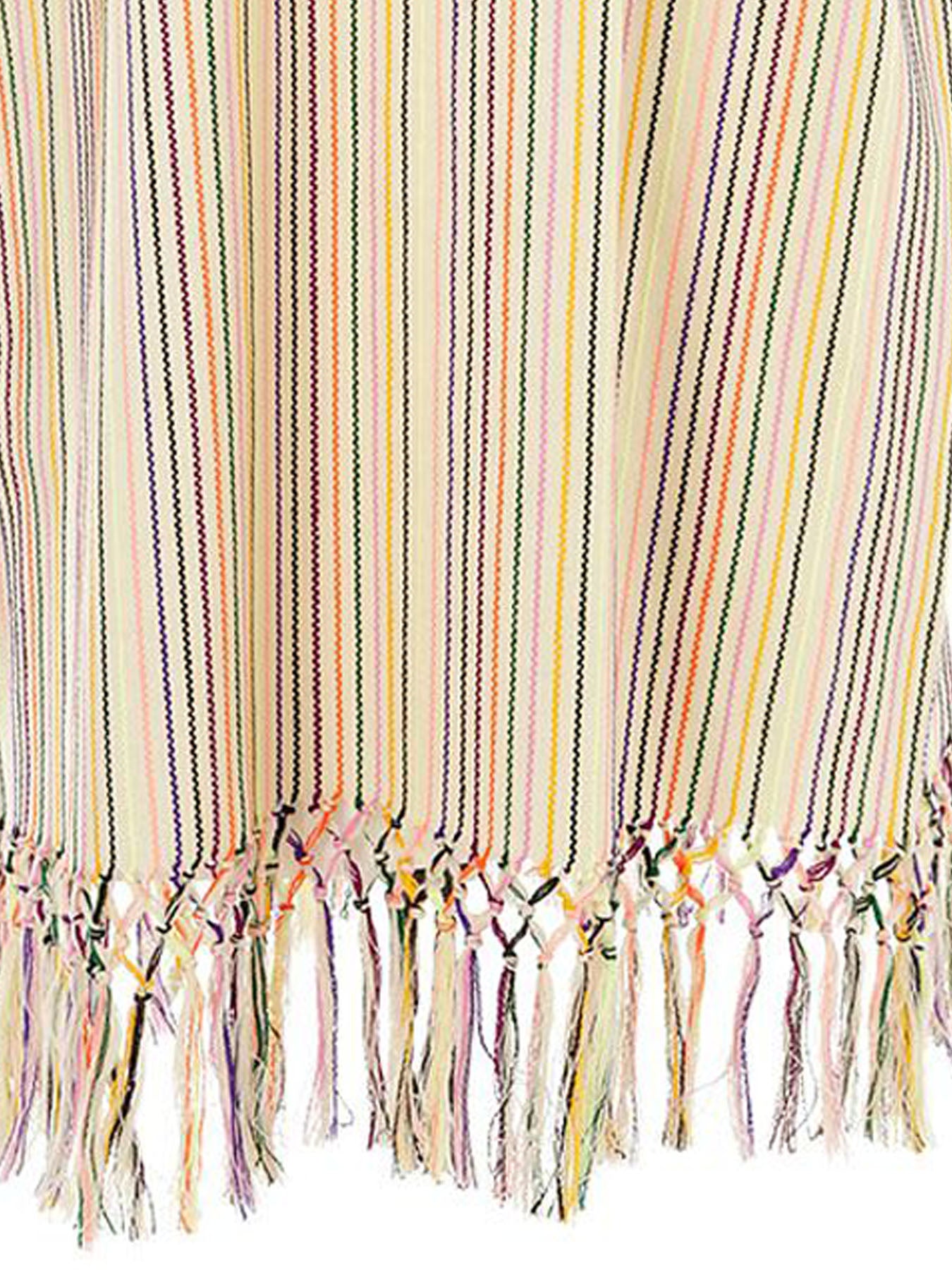 Releve Fashion Muzungu Sisters Peyote Rainbow Striped Cotton Dress Ethical Designers Sustainable Fashion Brand Handmade Artisanal Positive Fashion Purchase with Purpose Shop for Good