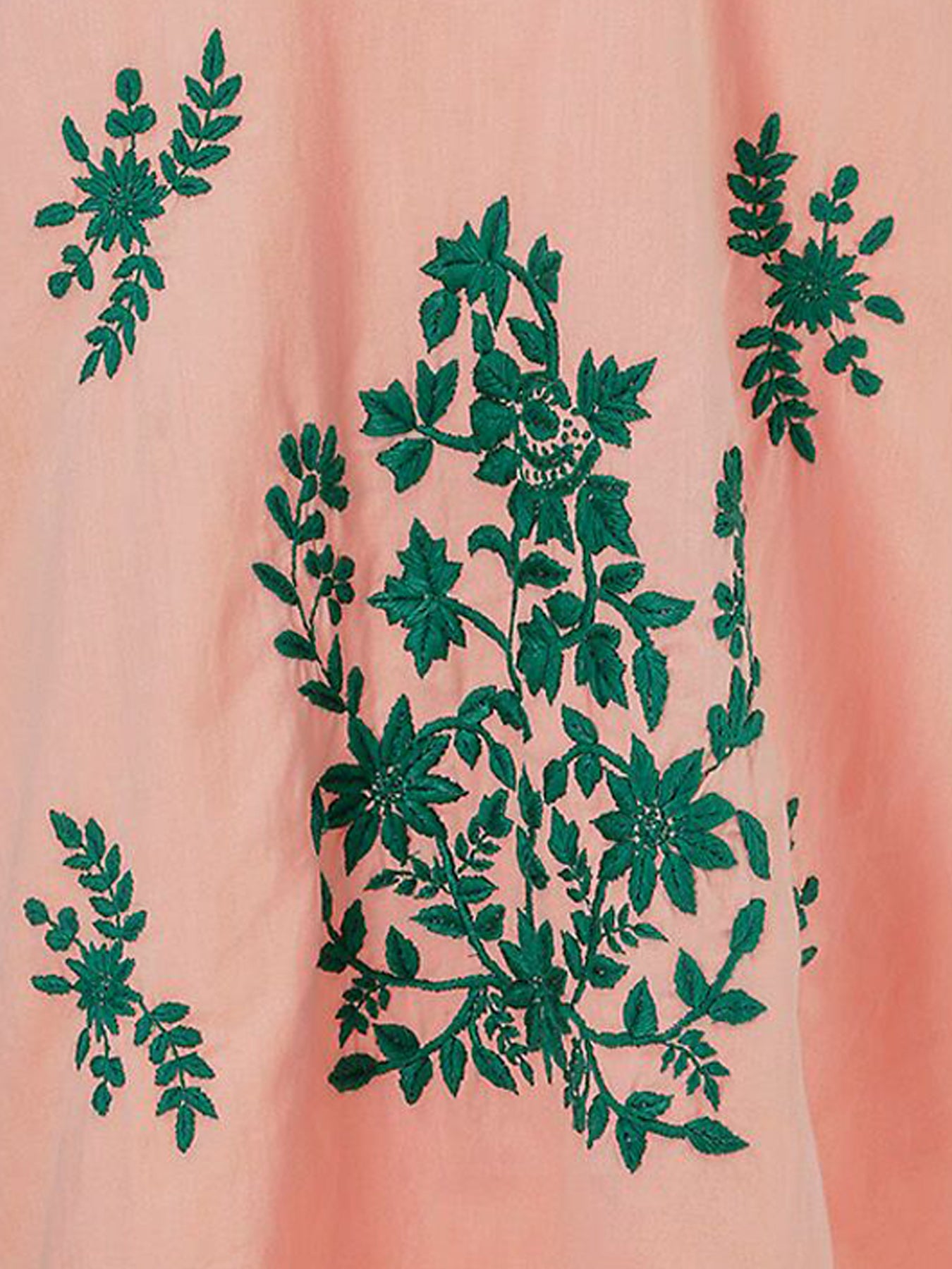 Releve Fashion Muzungu Sisters San Pedro Embroidered Pink Cotton Dress Ethical Designers Sustainable Fashion Brand Handmade Artisanal Positive Fashion Purchase with Purpose Shop for Good