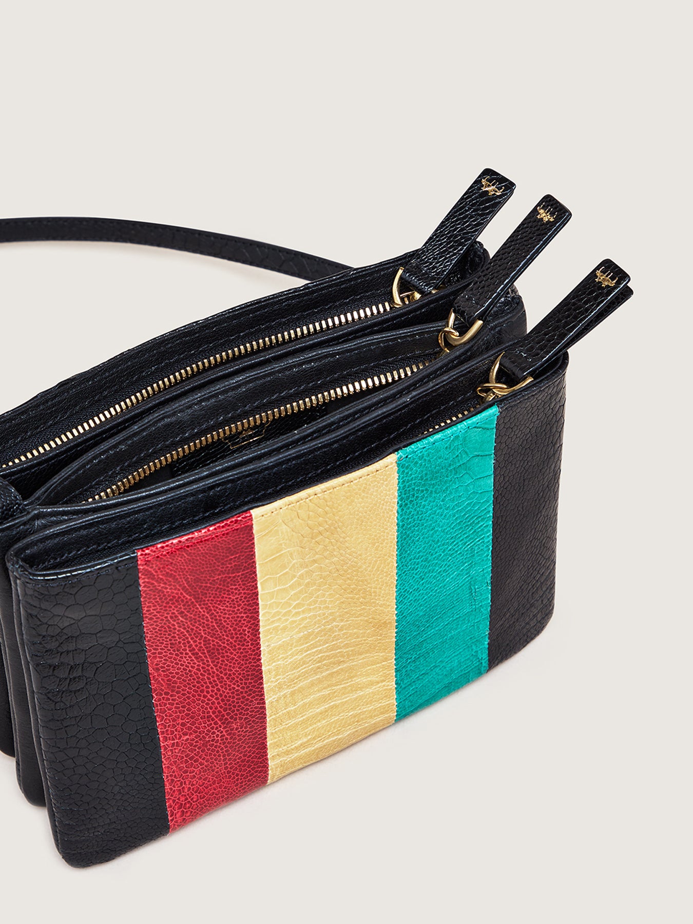 Releve Fashion Okapi Aja Quentin Jones Clutch Multicolour Sustainable Ethical Fashion Brand Positive Luxury Positive Fashion Purchase with Purpose Shop for Good