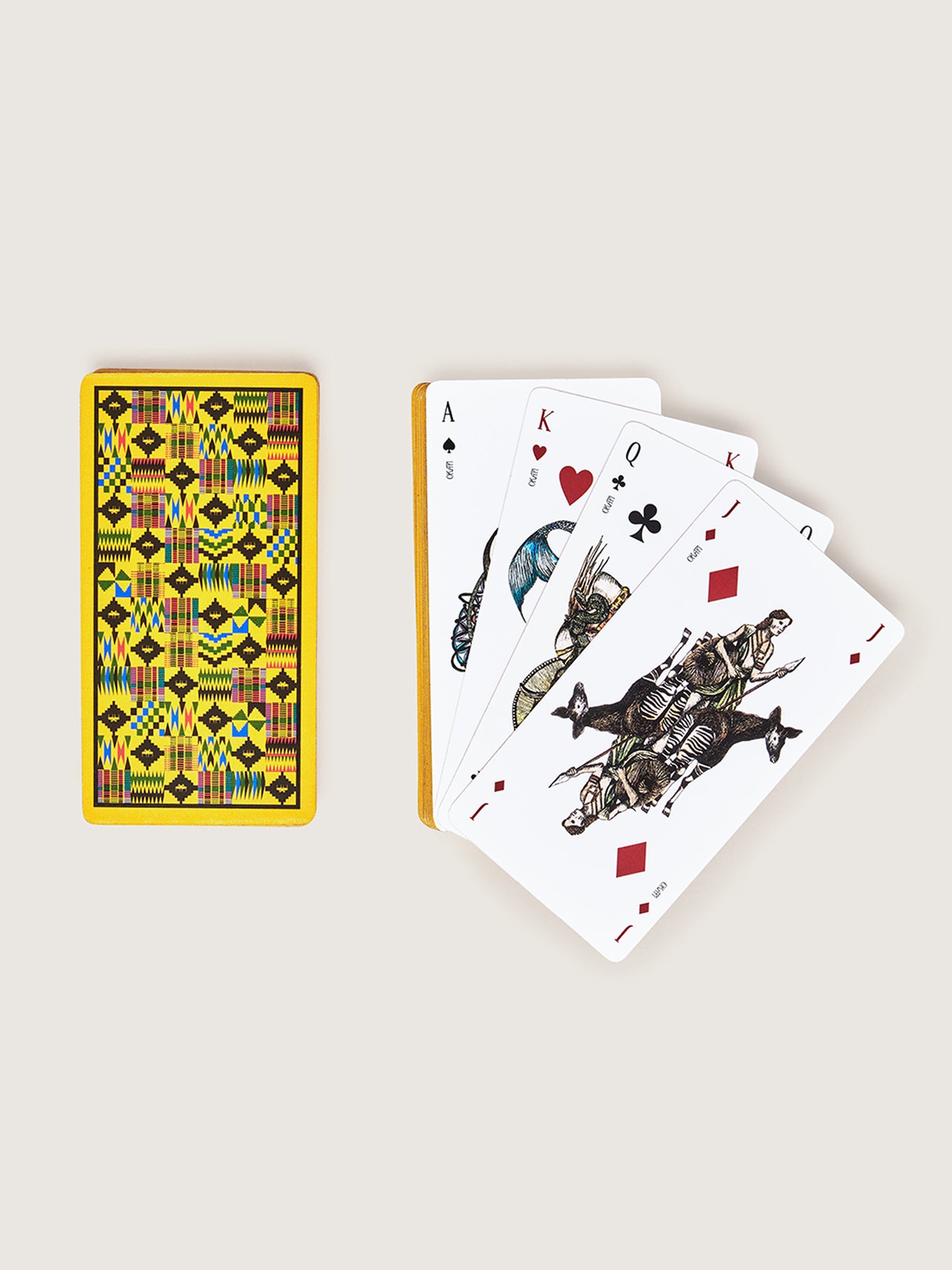 Releve Fashion Okapi Playing Cards Sustainable Ethical Fashion Brand Positive Luxury Positive Fashion Purchase with Purpose Shop for Good