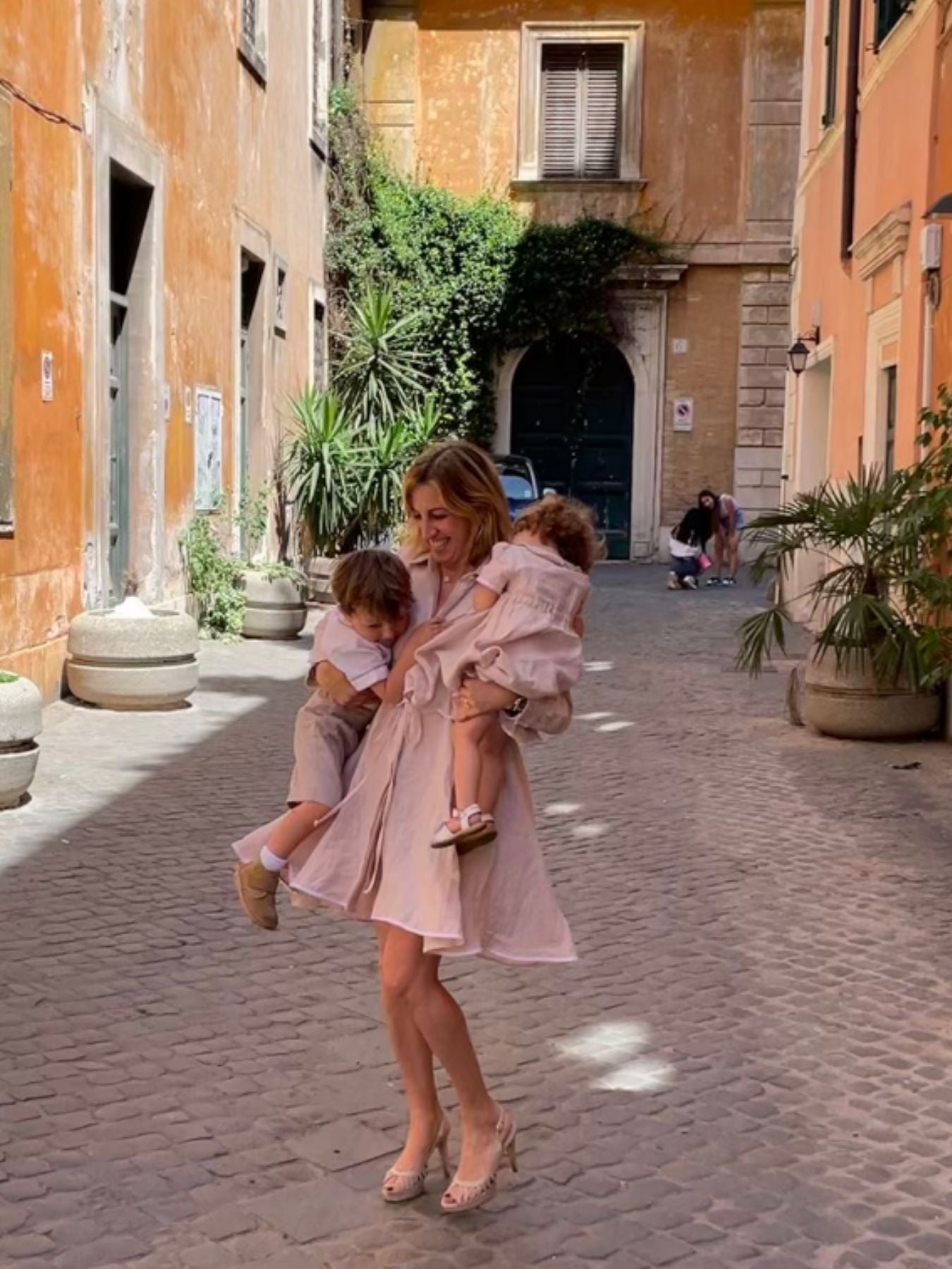 Releve Fashion Oramai London Amalfi Short Dress in Pink Sustainable Style Conscious Clothing Ethical Fashion Purchase With Purpose Shop For Good