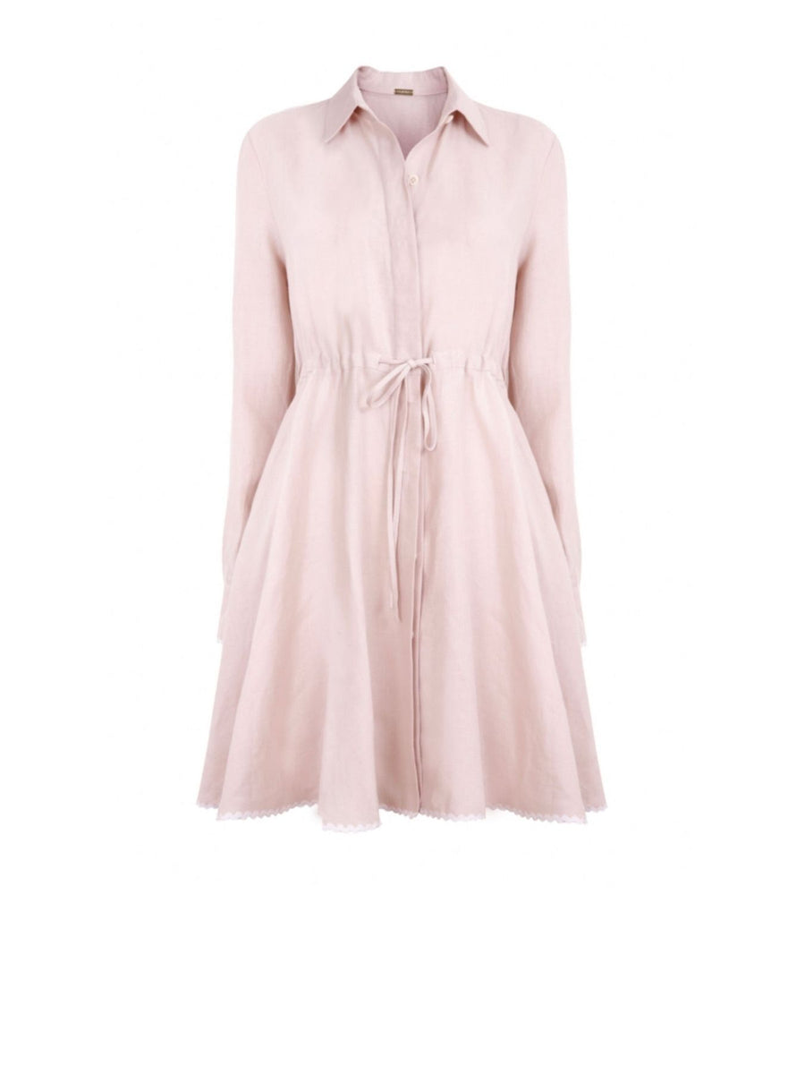 Releve Fashion Oramai London Amalfi Short Dress in Pink Sustainable Style Conscious Clothing Ethical Fashion Purchase With Purpose Shop For Good