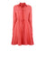 Amalfi Short Linen Dress, Hibiscus
