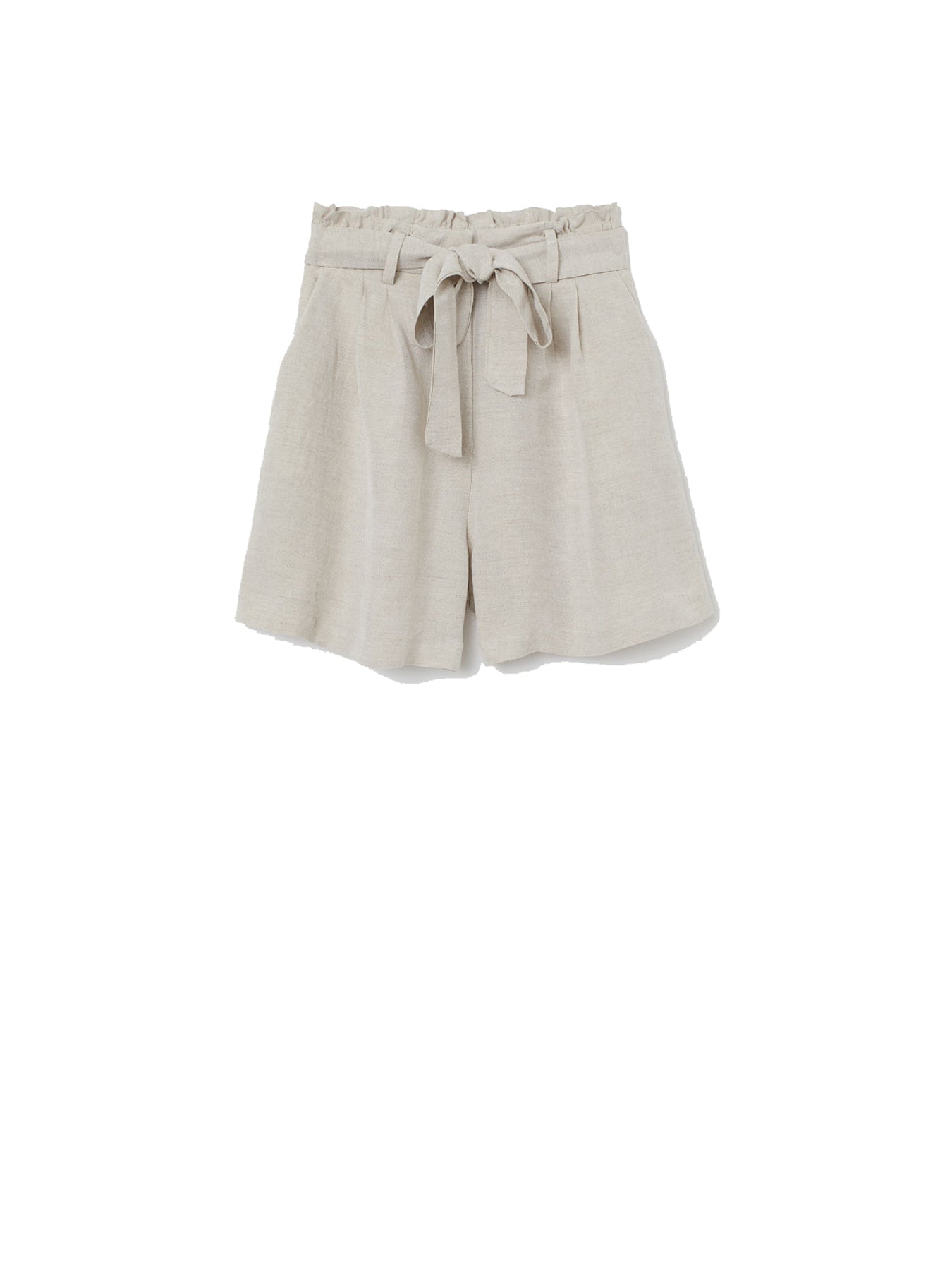 Nomade Linen Shorts, Flax