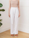 Releve Fashion Oramai London Nomade Suit Trousers White Ethical Designers Sustainable Fashion Brands Eco-Age Brandmark Purchase with Purpose Shop for Good