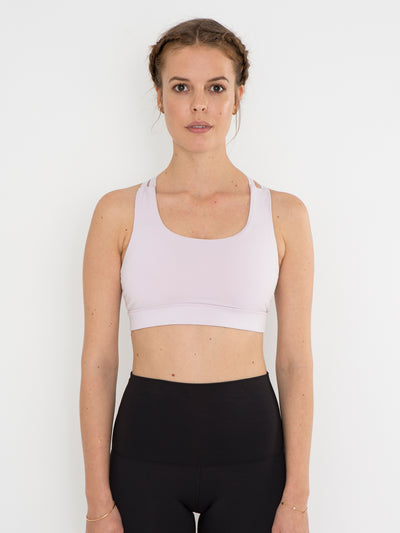 Releve Fashion Pama London Lavender Chakra Bra Ethical Designers Sustainable Fashion Brand Activewear Athleticwear Athleisure Yoga Positive Fashion Purchase with Purpose Shop for Good