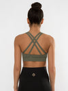 Releve Fashion Pama London Green Chakra Bra Ethical Designers Sustainable Fashion Brand Activewear Athleticwear Athleisure Yoga Positive Fashion Purchase with Purpose Shop for Good