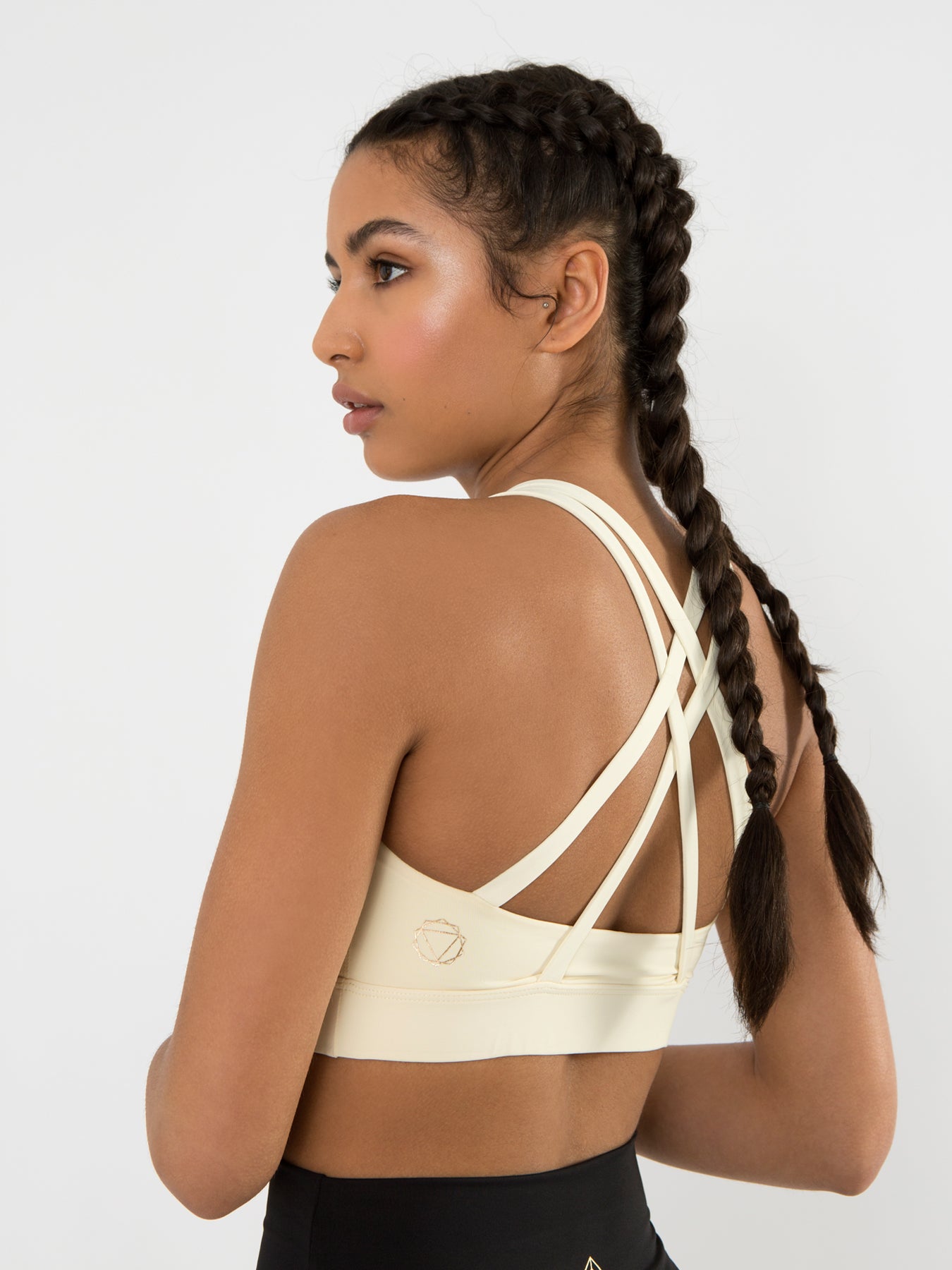 Releve Fashion Pama London Yellow Chakra Bra Ethical Designers Sustainable Fashion Brand Activewear Athleticwear Athleisure Yoga Positive Fashion Purchase with Purpose Shop for Good
