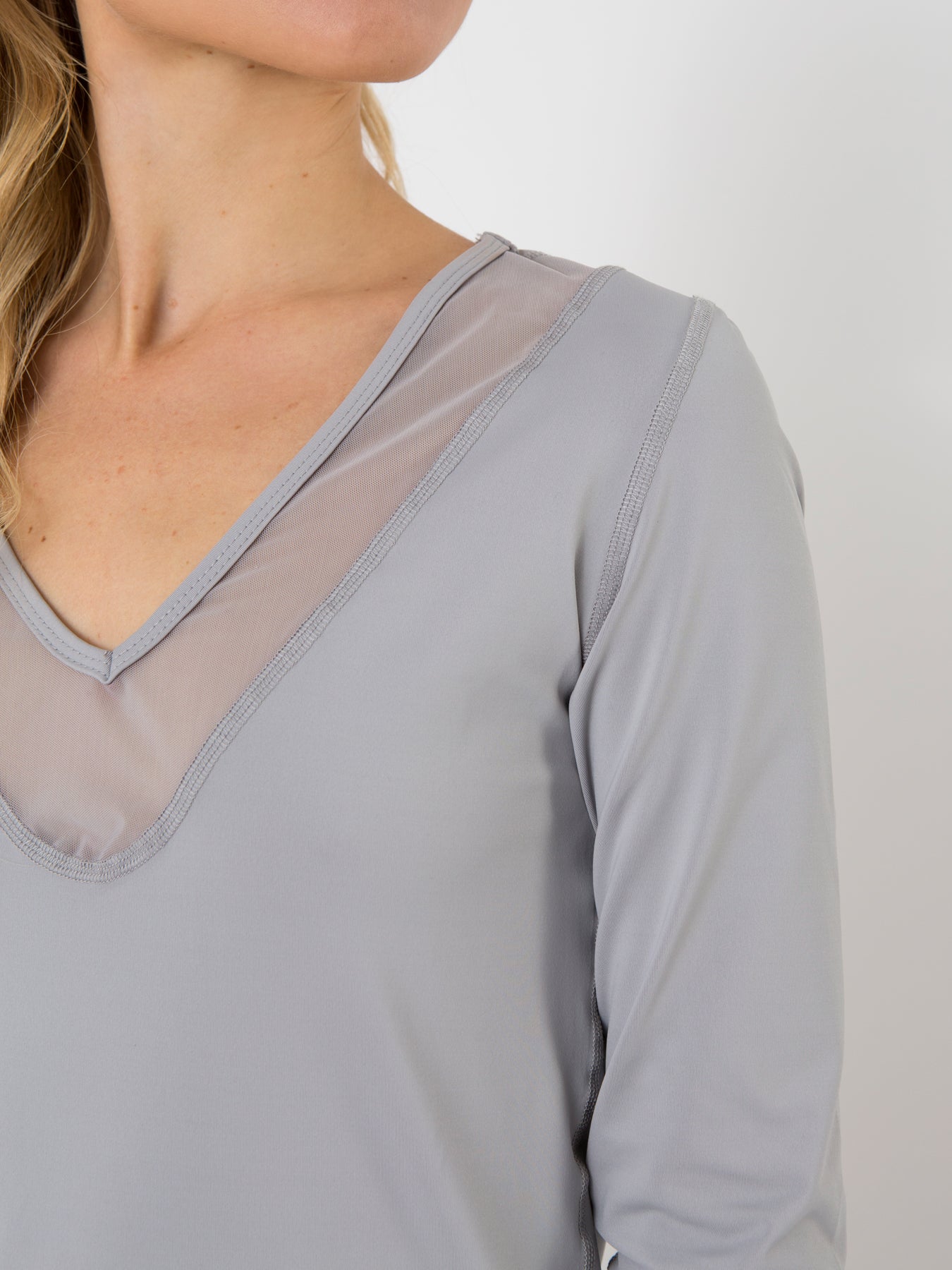 Releve Fashion Pama London Grey Malibu Top Ethical Designers Sustainable Fashion Brand Activewear Athleticwear Athleisure Yoga Positive Fashion Purchase with Purpose Shop for Good