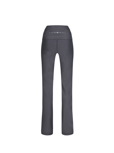 Releve Fashion Pama London Grey Moon & Stars Wide-Cut Leggings Ethical Designers Sustainable Fashion Brand Activewear Athleticwear Athleisure Yoga Positive Fashion Purchase with Purpose Shop for Good