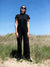 Ella Organic Cotton Jumpsuit, Black