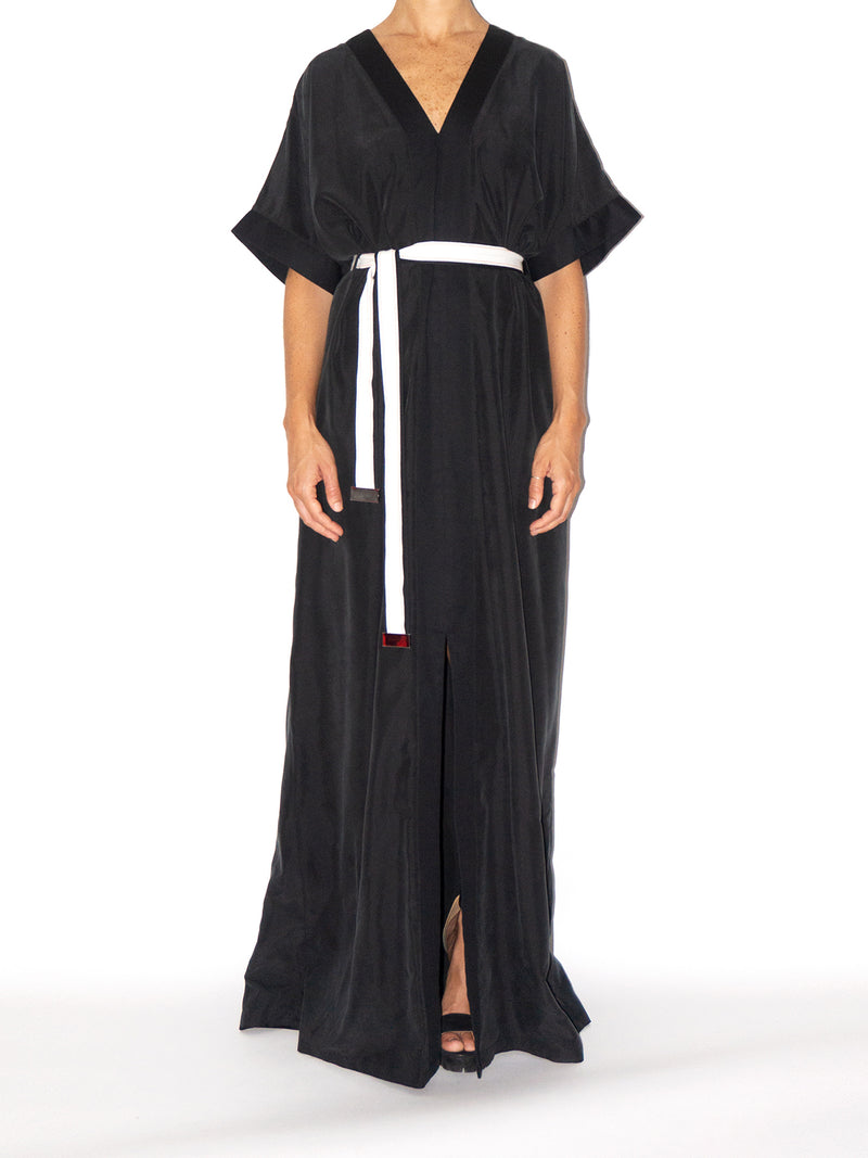 designer kimono dress Luxury Linen Kimono , Woman Maxi Robe, Designer Summer Dress, Ladies Casual Outfit