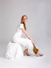 Releve Fashion Port Zienna White Minimal Jumpsuit Sustainable Luxury Fashion Conscious Clothing Ethical Designer Brand Eco Design Innovative Materials Purchase with Purpose Shop for Good