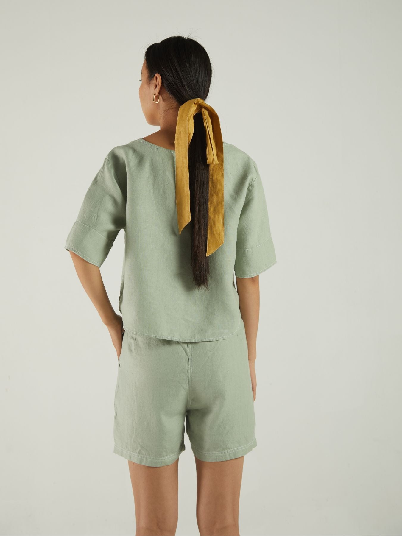 Releve Fashion Reistor Light Olive Sunkissed Summer Muse Set Ethical Designer Brand Sustainable Fashion Conscious Clothing Purchase with Purpose Shop for Good