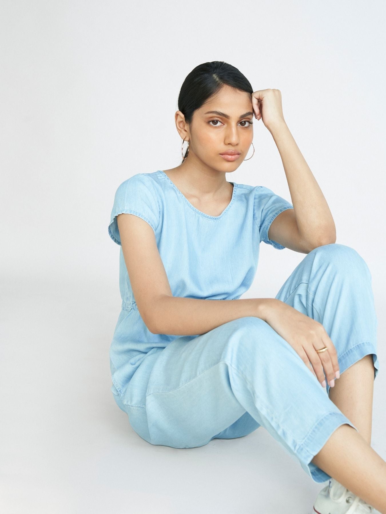 Releve Fashion Reistor Blue A Sweet Escape Top Ethical Designer Brand Sustainable Fashion Conscious Clothing Purchase with Purpose Shop for Good