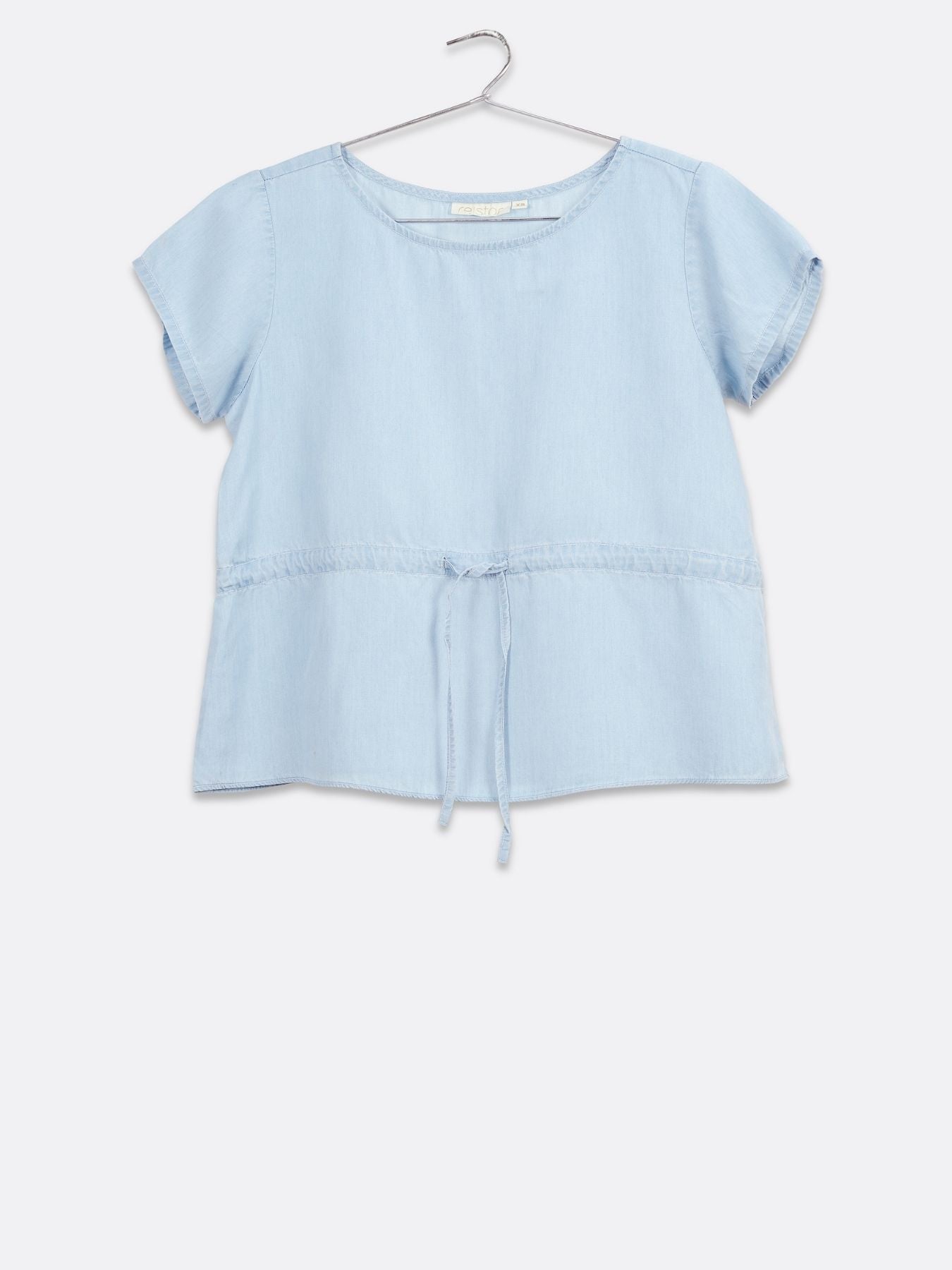 Releve Fashion Reistor Blue A Sweet Escape Top Ethical Designer Brand Sustainable Fashion Conscious Clothing Purchase with Purpose Shop for Good
