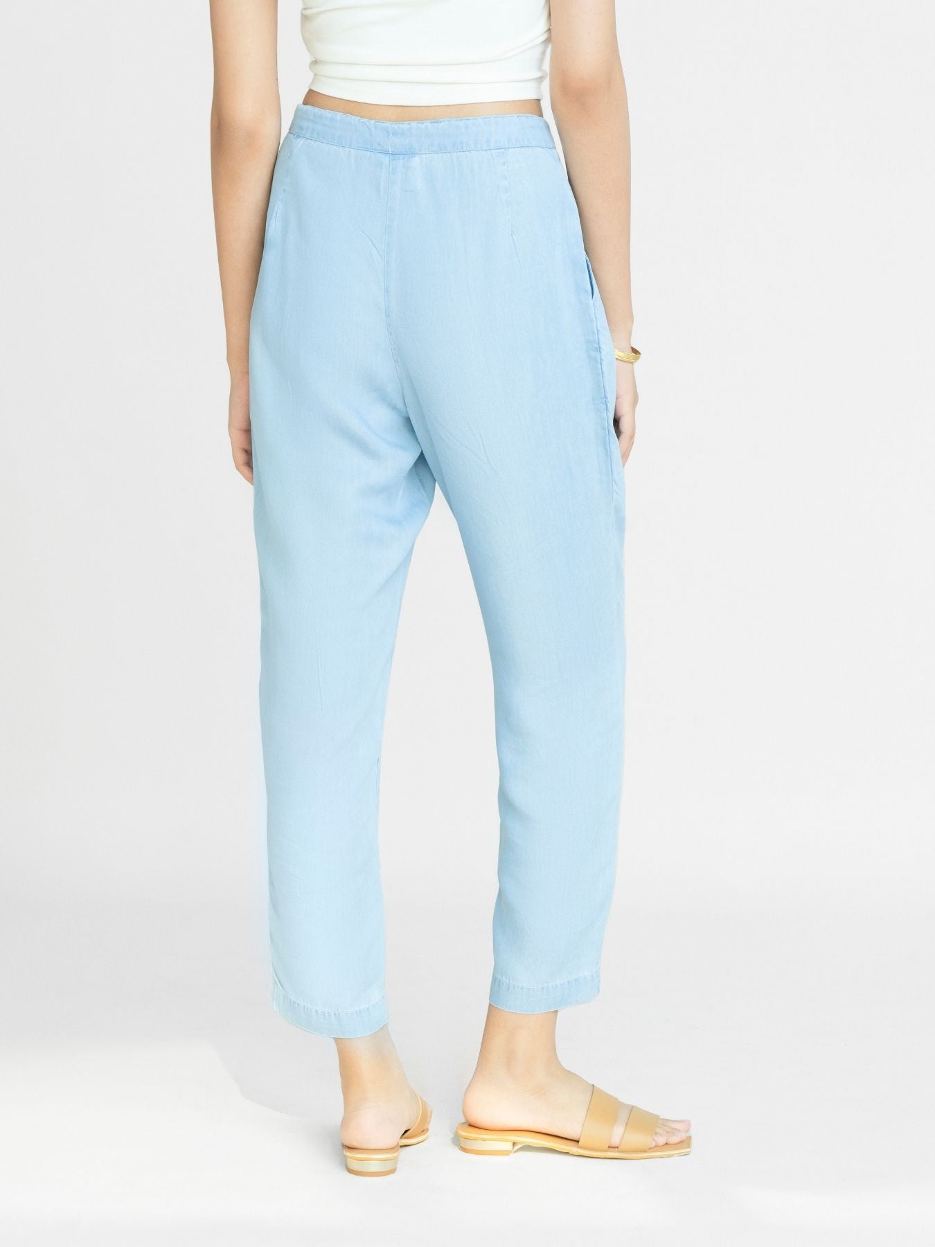 Releve Fashion Reistor Blue Blankets on the Beach Pants Ethical Designer Brand Sustainable Fashion Conscious Clothing Purchase with Purpose Shop for Good