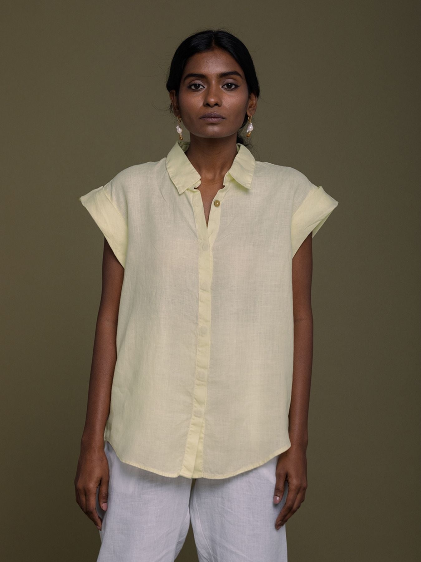 Releve Fashion Reistor Lemon Chasing Daydream Shirt Ethical Designer Brand Sustainable Fashion Conscious Clothing Purchase with Purpose Shop for Good