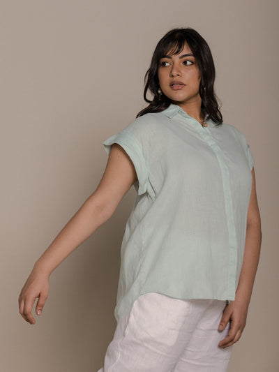 Releve Fashion Reistor Mint Chasing Daydream Shirt Ethical Designer Brand Sustainable Fashion Conscious Clothing Purchase with Purpose Shop for Good