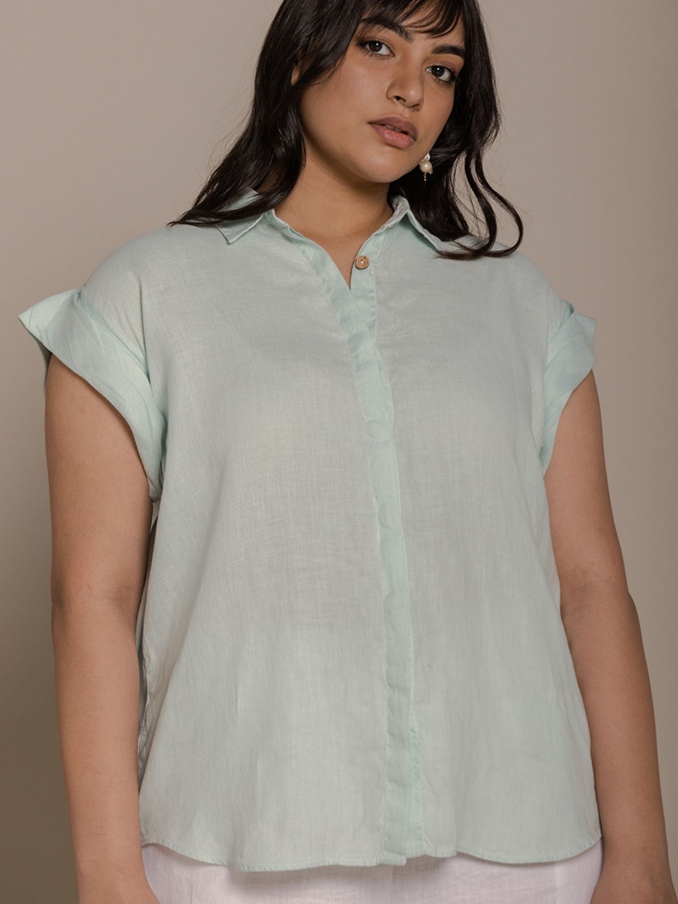 Releve Fashion Reistor Mint Chasing Daydream Shirt Ethical Designer Brand Sustainable Fashion Conscious Clothing Purchase with Purpose Shop for Good
