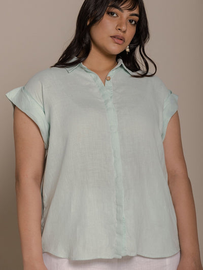 Releve Fashion Reistor Mint Chasing Daydream Shirt Ethical Designer Brand Sustainable Fashion Conscious Clothing Purchase with Purpose Shop for Good