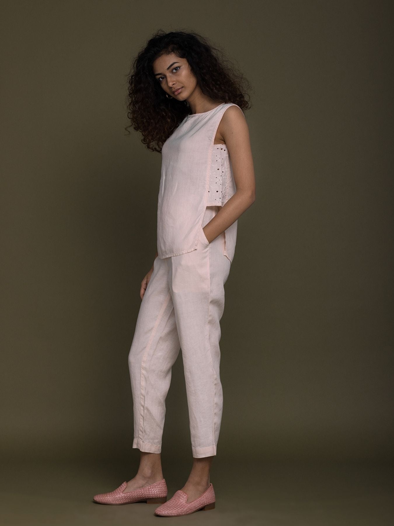 Releve Fashion Reistor Pink Desert Road Trip Top Ethical Designer Brand Sustainable Fashion Conscious Clothing Purchase with Purpose Shop for Good