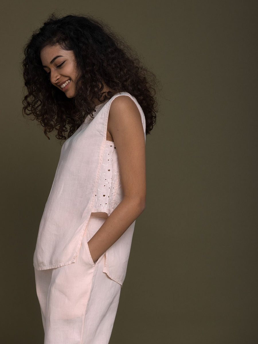 Releve Fashion Reistor Pink Desert Road Trip Top Ethical Designer Brand Sustainable Fashion Conscious Clothing Purchase with Purpose Shop for Good