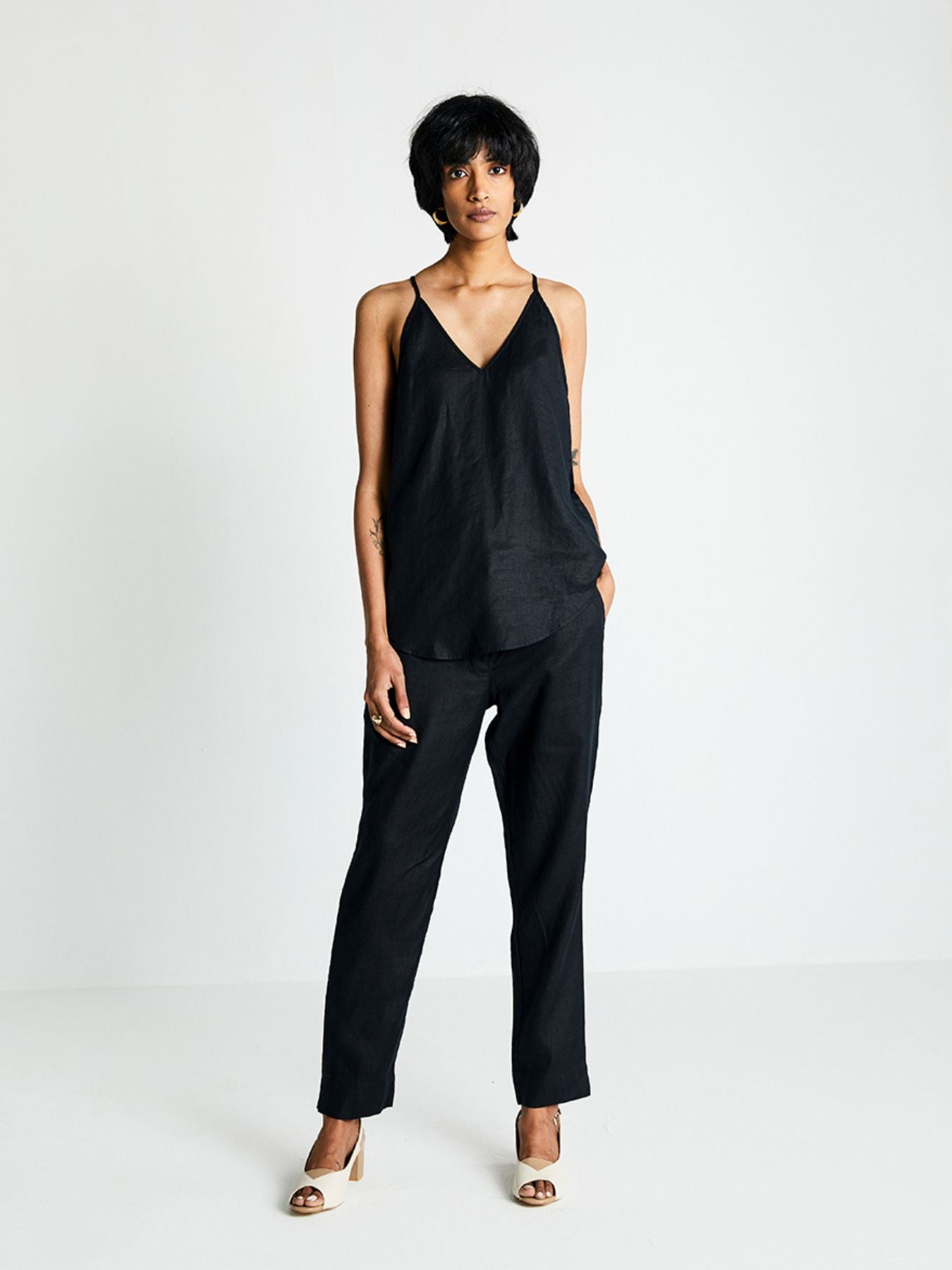 Releve Fashion Reistor Endless Sunday Top Black Ethical Designer Brand Sustainable Fashion Conscious Clothing Purchase with Purpose Shop for Good