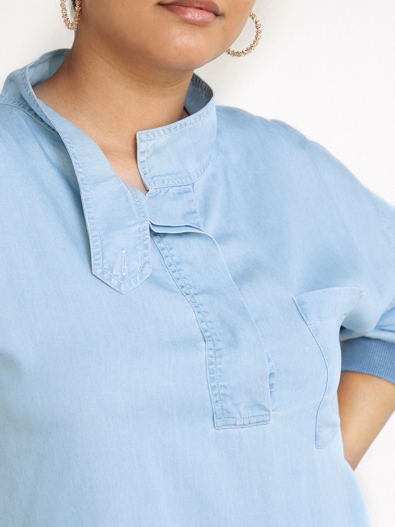 Releve Fashion Reistor Blue Head in the Cloud Ethical Designer Brand Sustainable Fashion Conscious Clothing Purchase with Purpose Shop for Good