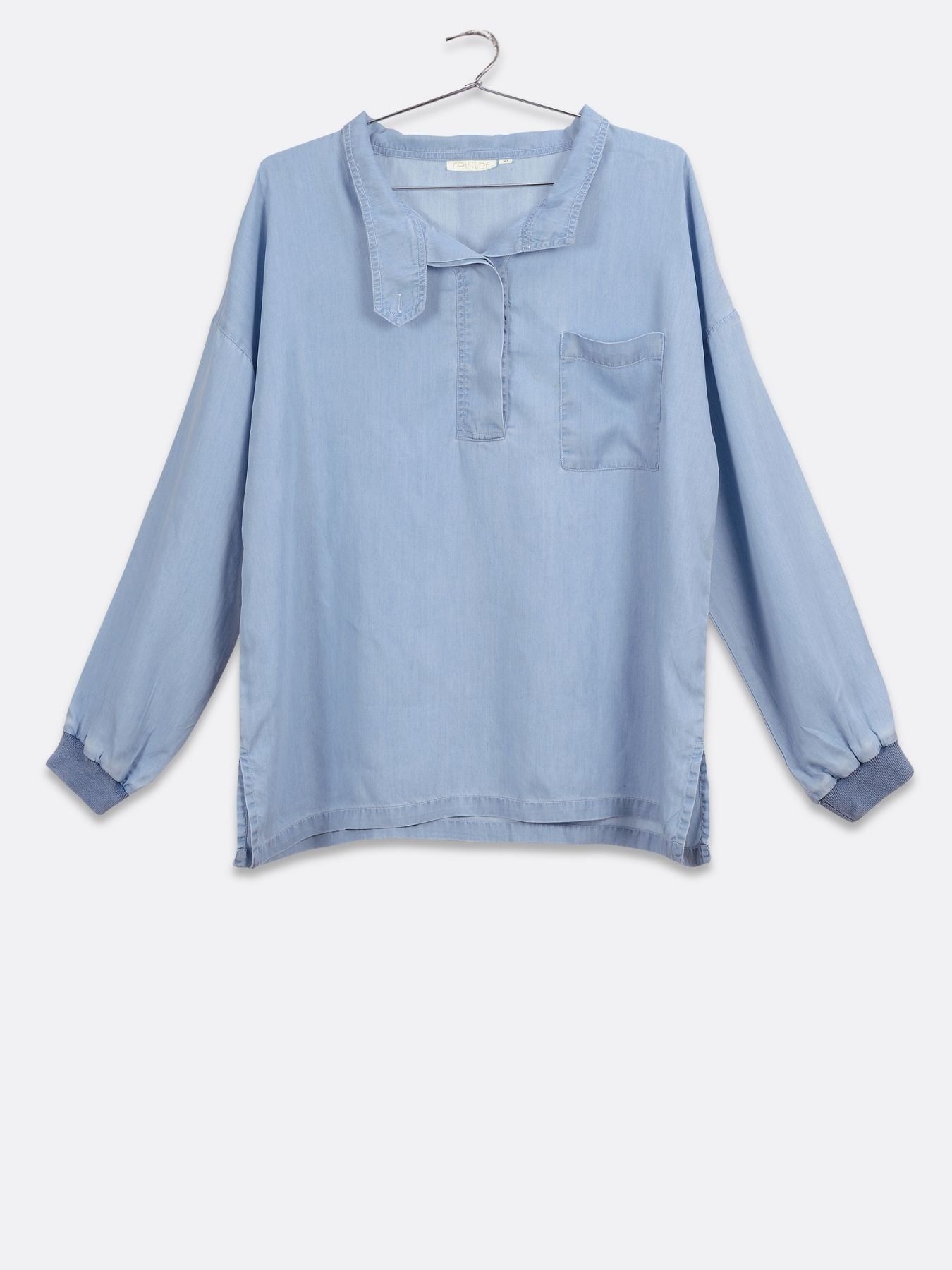 Releve Fashion Reistor Blue Head in the Cloud Ethical Designer Brand Sustainable Fashion Conscious Clothing Purchase with Purpose Shop for Good