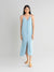 In the Mood for Love Dress, Ocean Blue