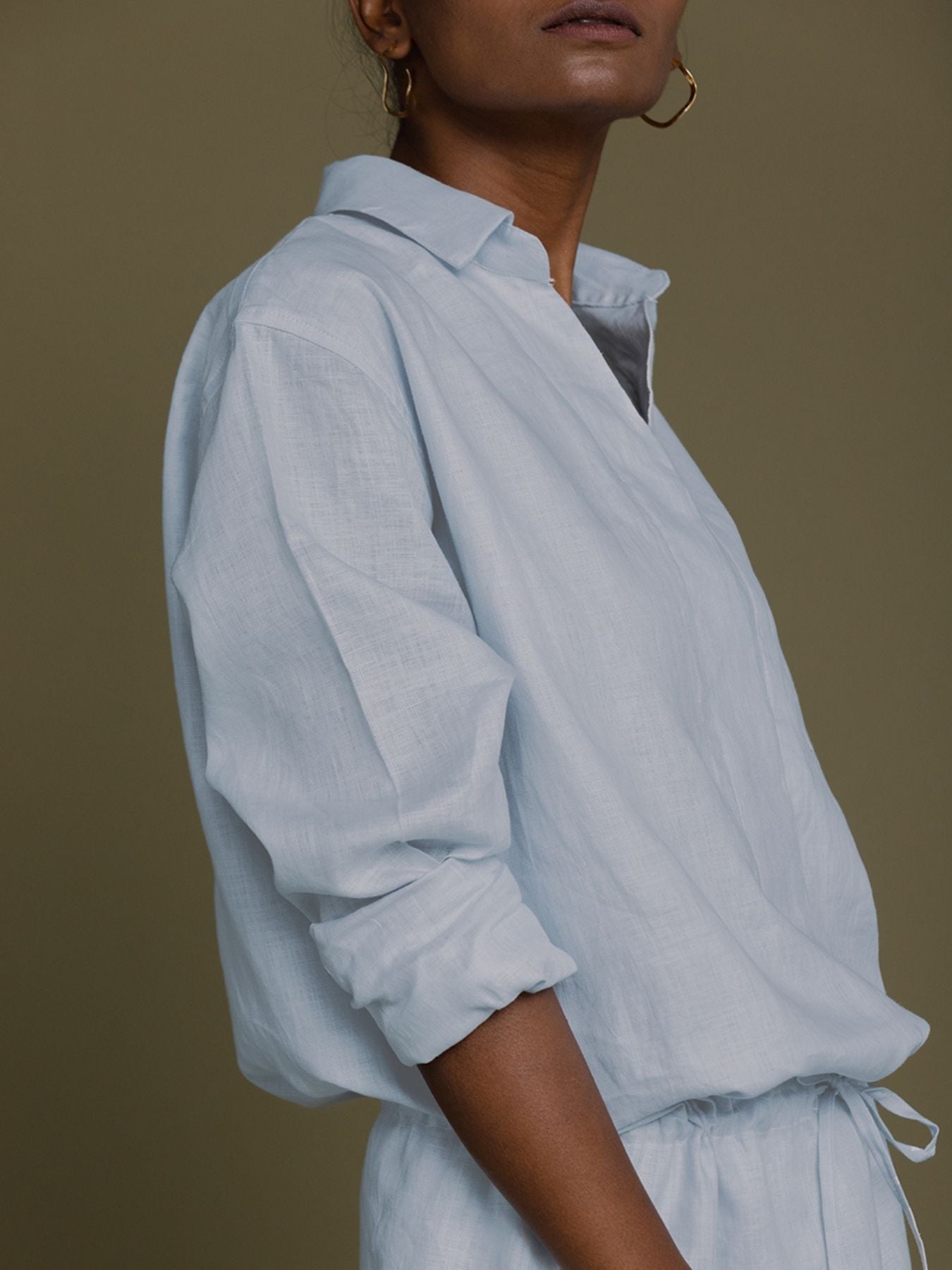 Releve Fashion Reistor Blue Meet Me by The Cliff Dress Ethical Designer Brand Sustainable Fashion Conscious Clothing Purchase with Purpose Shop for Good