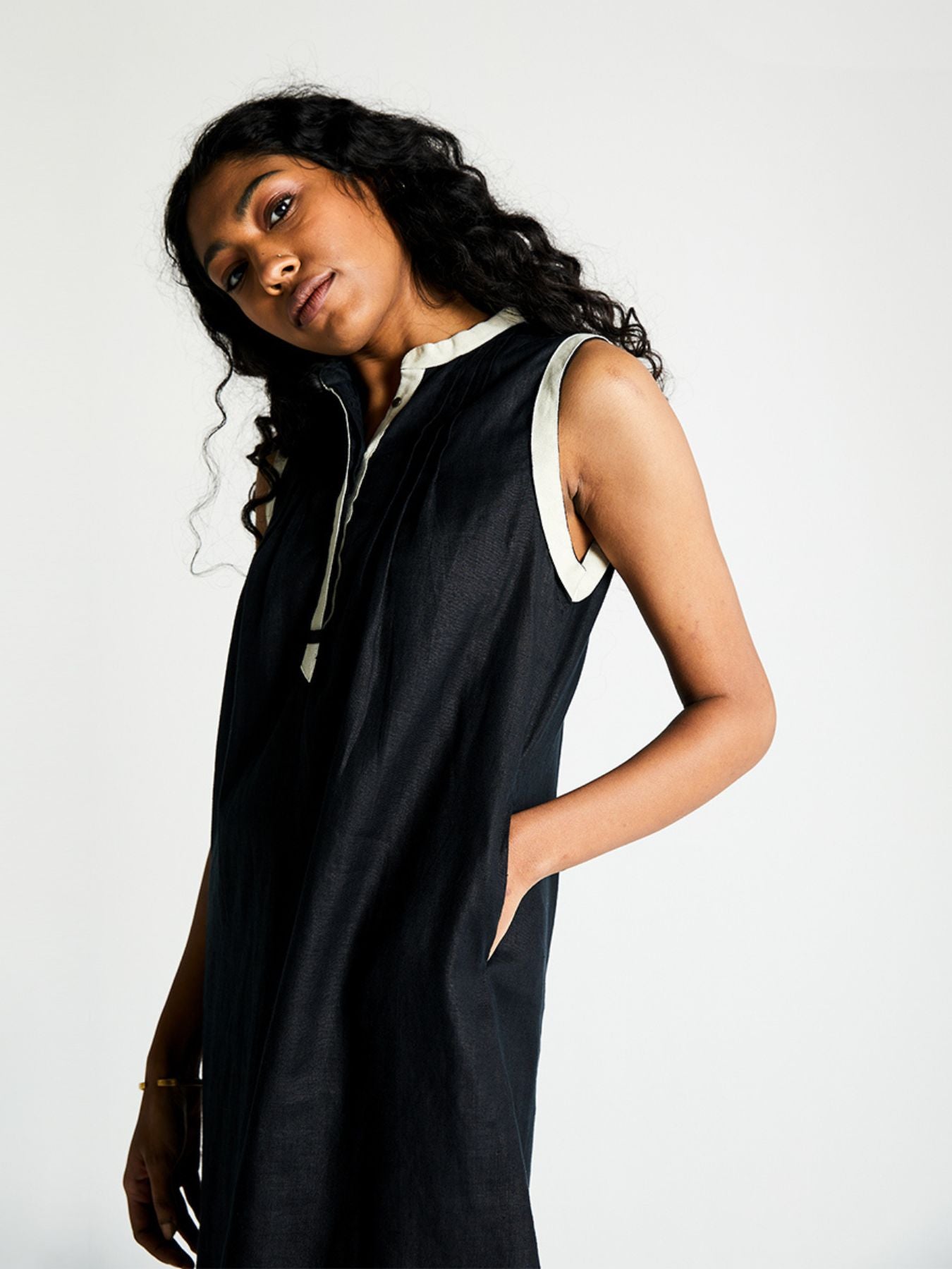 Releve Fashion Reistor Midnight Moves Dress Black Ethical Designer Brand Sustainable Fashion Conscious Clothing Purchase with Purpose Shop for Good