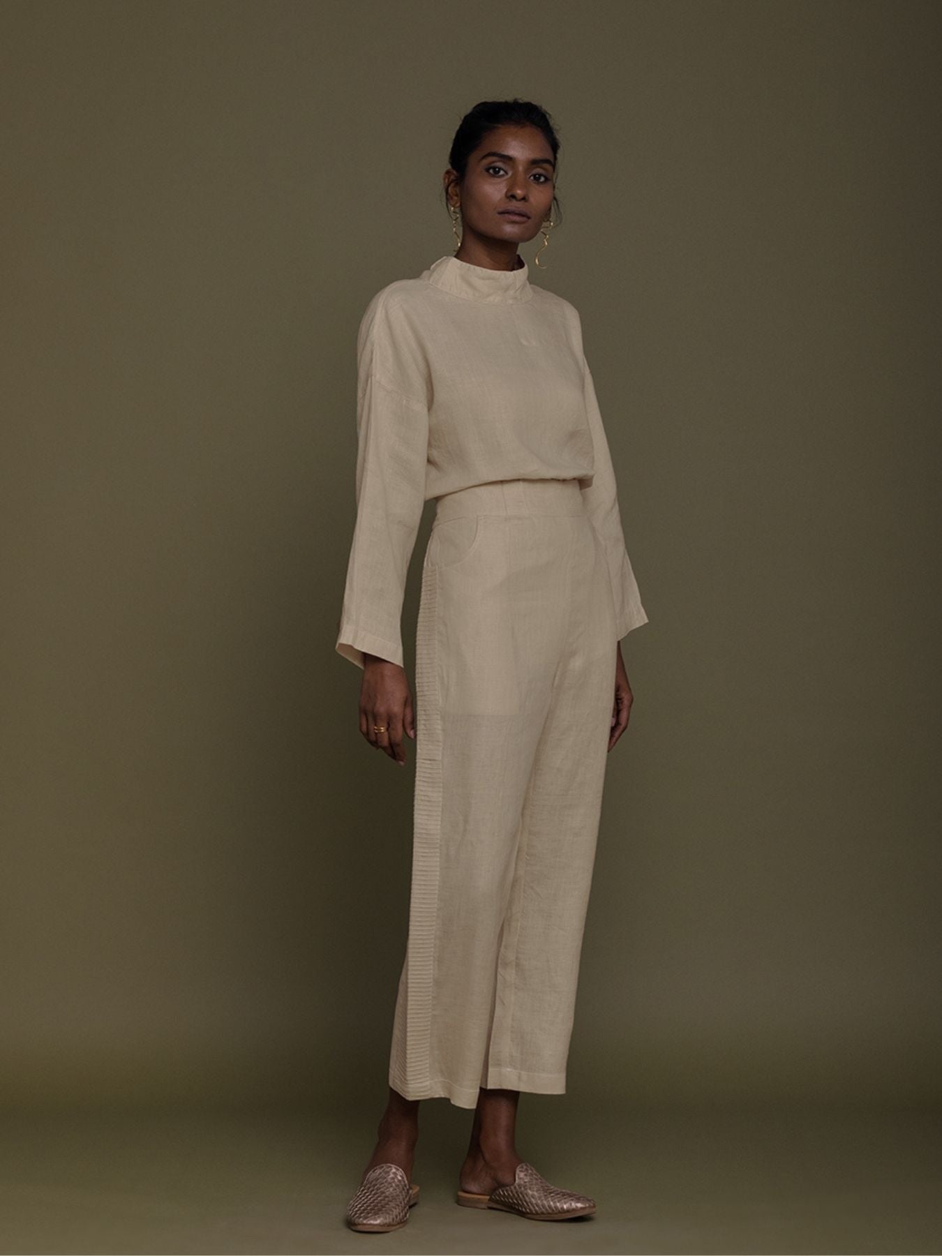 Releve Fashion Reistor Beige Monday Playlist Top Ethical Designer Brand Sustainable Fashion Conscious Clothing Purchase with Purpose Shop for Good