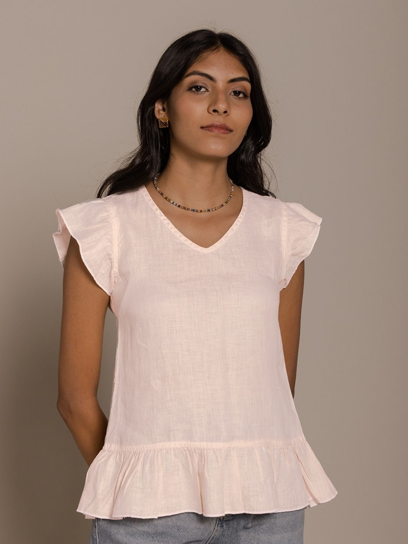 Releve Fashion Reistor Pink Sipping on Summer Top Ethical Designer Brand Sustainable Fashion Conscious Clothing Purchase with Purpose Shop for Good