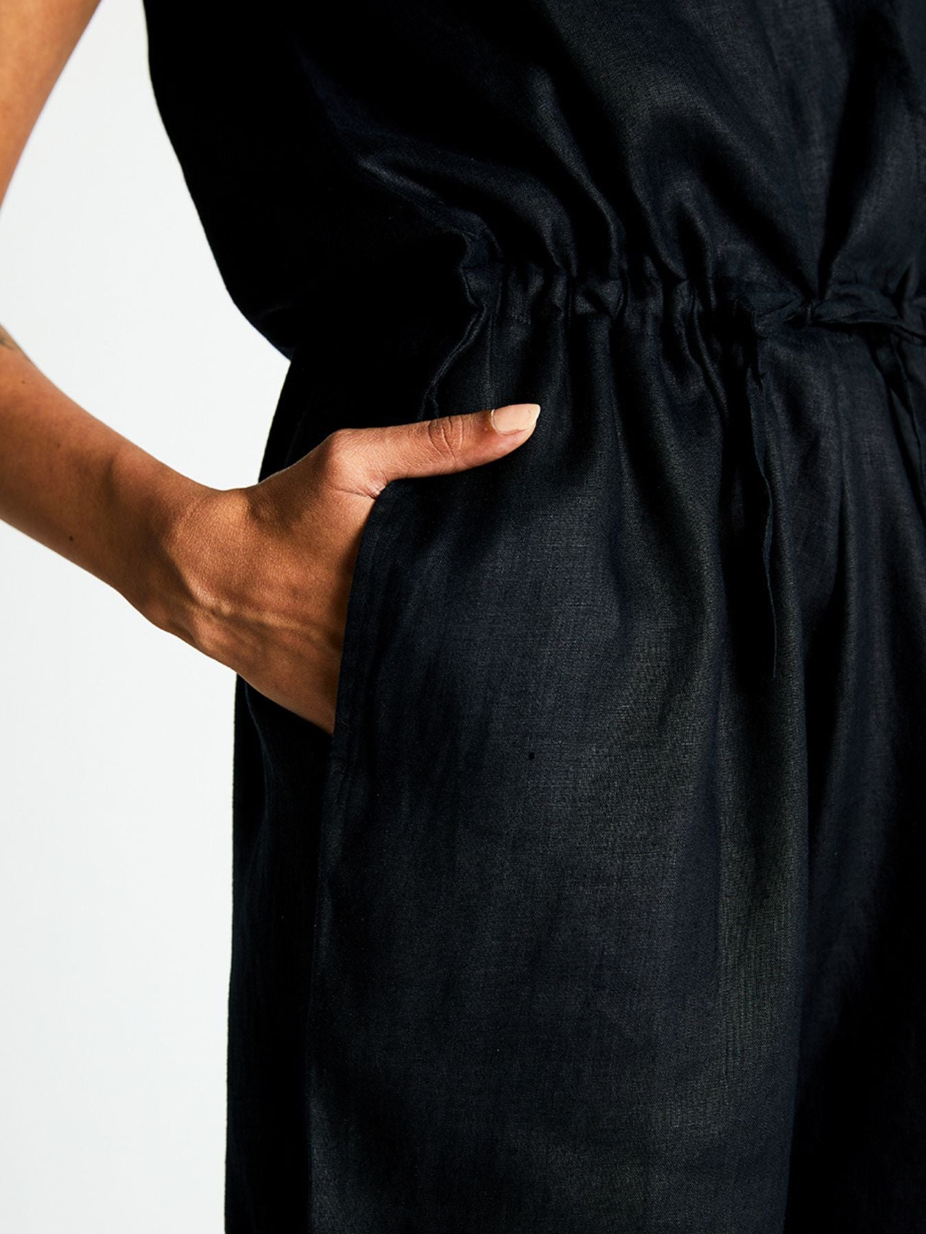 Releve Fashion Reistor Smoke and Mirrors Romper Black Ethical Designer Brand Sustainable Fashion Conscious Clothing Purchase with Purpose Shop for Good