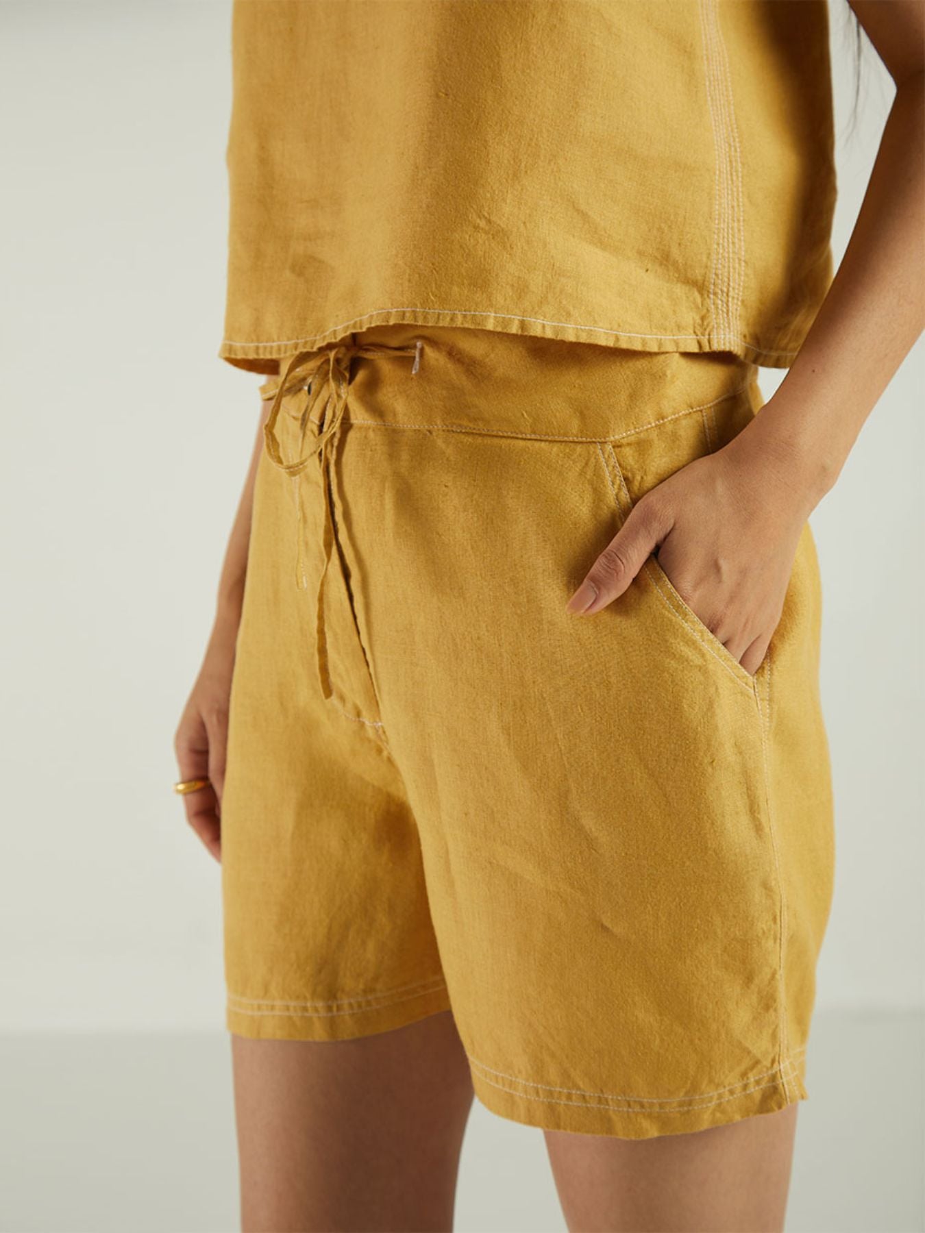 Releve Fashion Reistor Sunkissed Saltwater Shorts Tuscan Sun Ethical Designer Brand Sustainable Fashion Conscious Clothing Purchase with Purpose Shop for Good