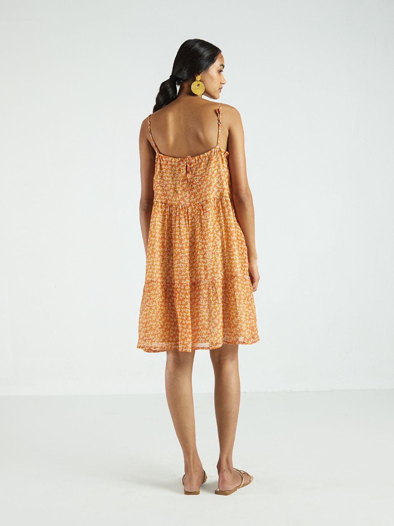 Releve Fashion Reistor Sunset to Sunrise Dress Dizzy Mustard Ethical Designer Brand Sustainable Fashion Conscious Clothing Purchase with Purpose Shop for Good