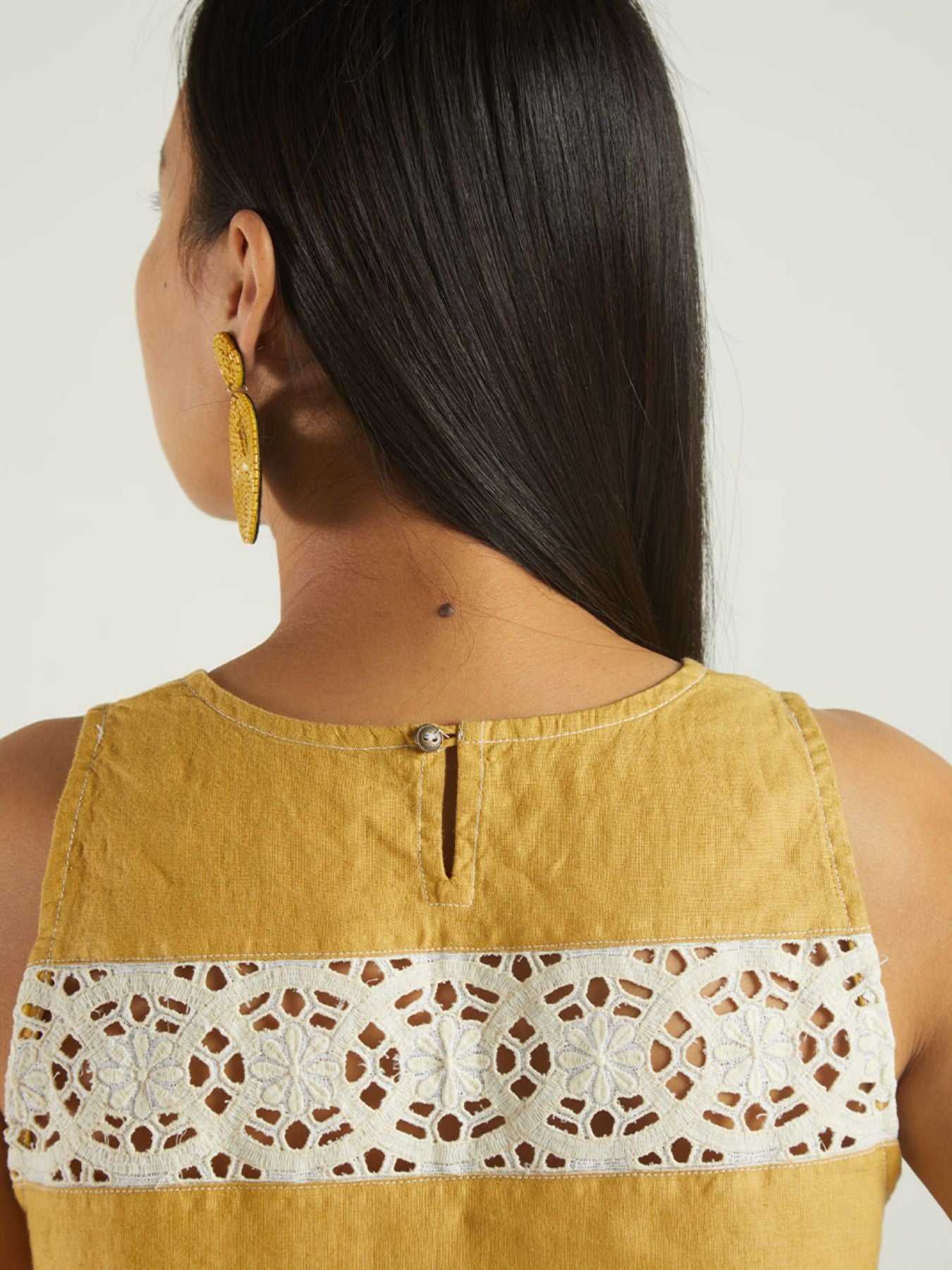 Releve Fashion Reistor Sunshine On My Back Top Tuscan Sun Ethical Designer Brand Sustainable Fashion Conscious Clothing Purchase with Purpose Shop for Good