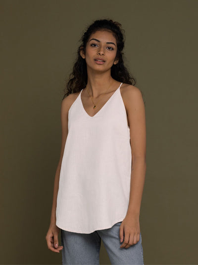 Releve Fashion Reistor The Endless Sunday Top White Ethical Designer Brand Sustainable Fashion Conscious Clothing Purchase with Purpose Shop for Good