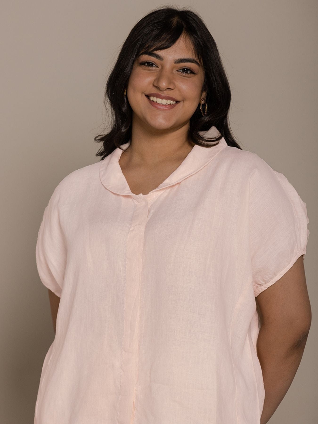 The Morning Coffee Run Shirt, Ice Pink