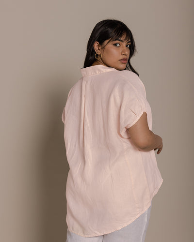 Releve Fashion Reistor Pink The Morning Coffee Run Shirt Ethical Designer Brand Sustainable Fashion Conscious Clothing Purchase with Purpose Shop for Good