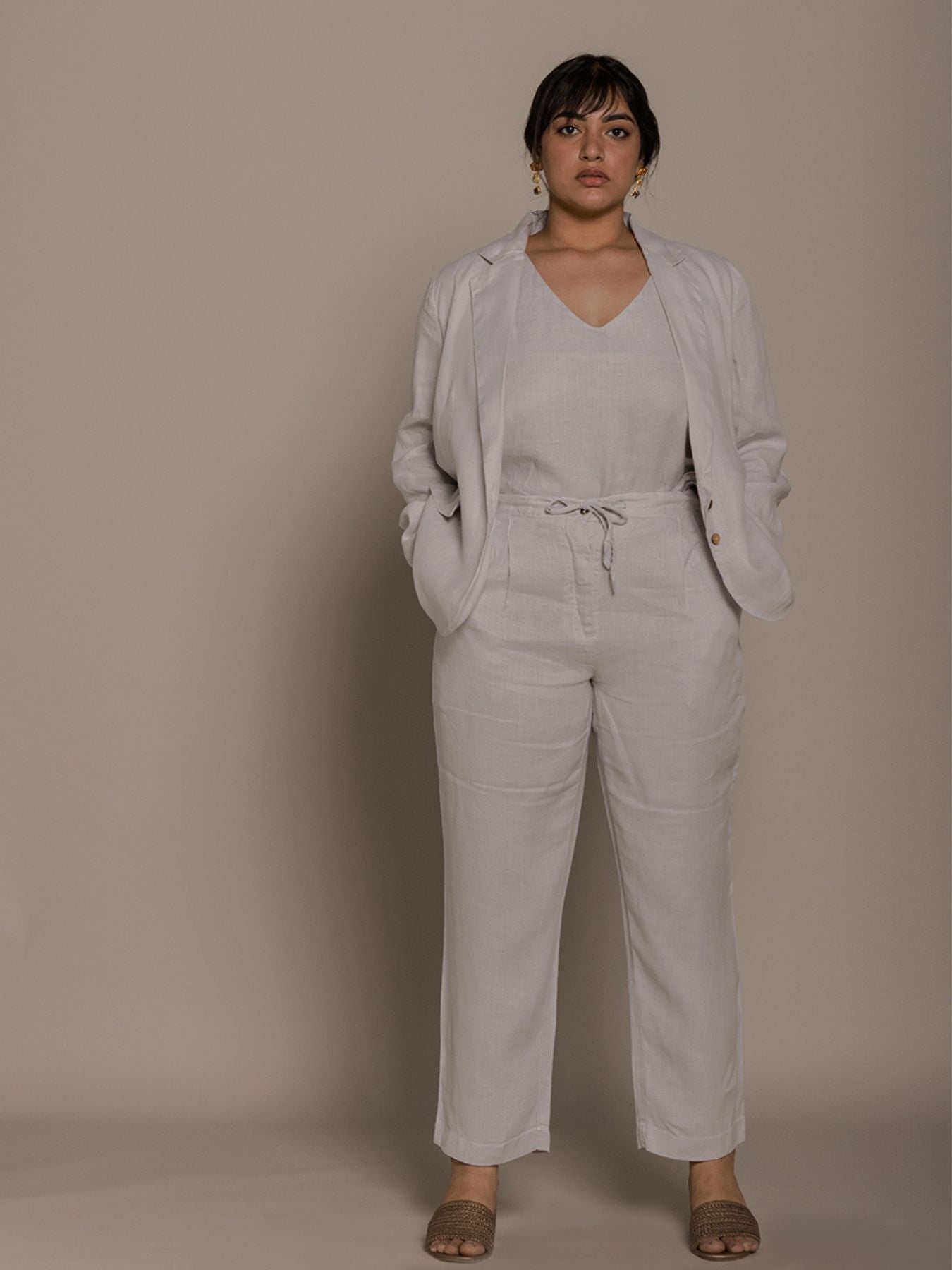 Releve Fashion Reistor Grey The She's Everything Blazer Ethical Designer Brand Sustainable Fashion Conscious Clothing Purchase with Purpose Shop for Good