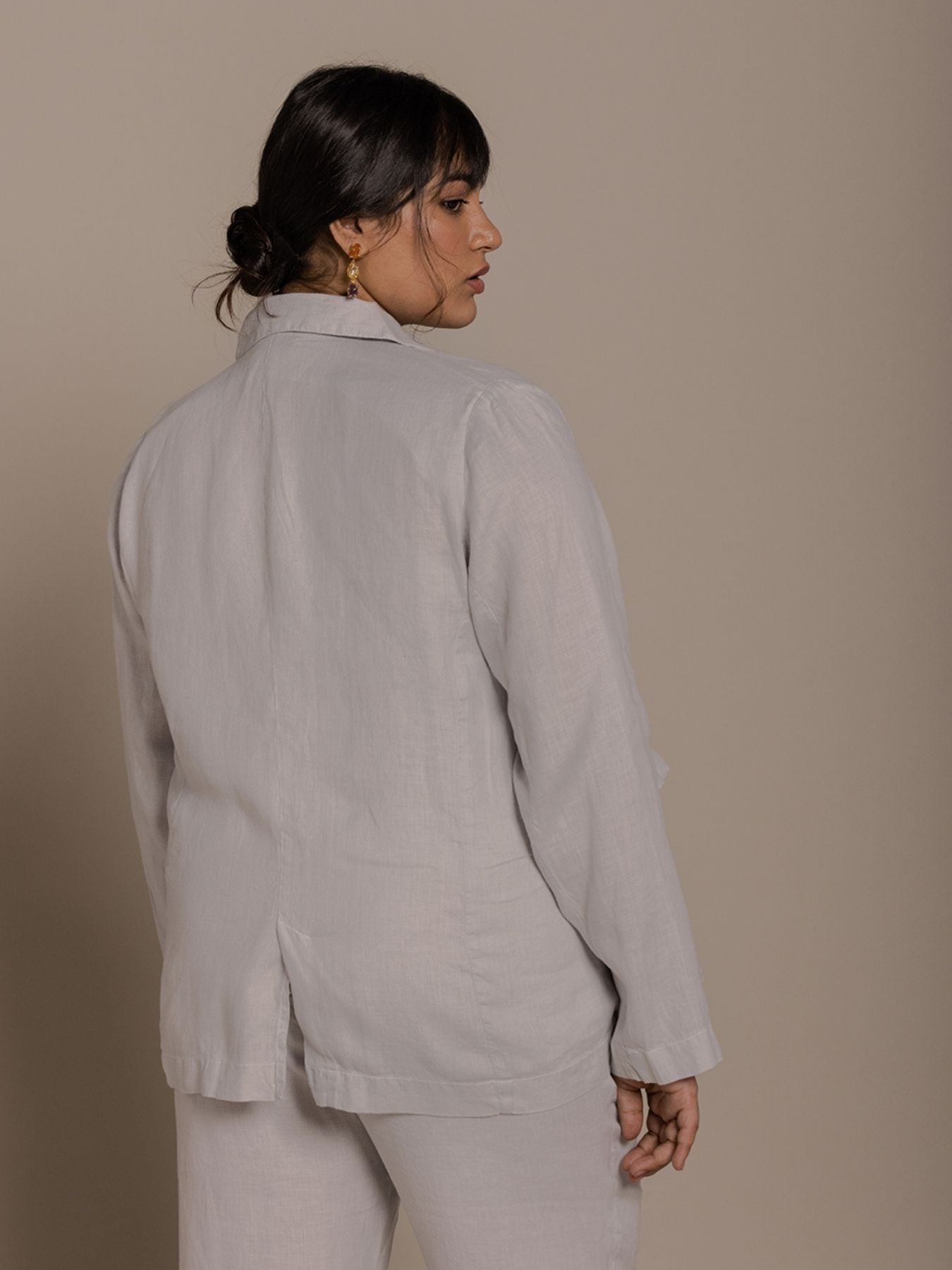 Releve Fashion Reistor Grey The She's Everything Blazer Ethical Designer Brand Sustainable Fashion Conscious Clothing Purchase with Purpose Shop for Good