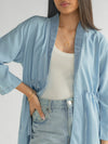 Releve Fashion Reistor Blue The Travel Light Jacket Ethical Designer Brand Sustainable Fashion Conscious Clothing Purchase with Purpose Shop for Good