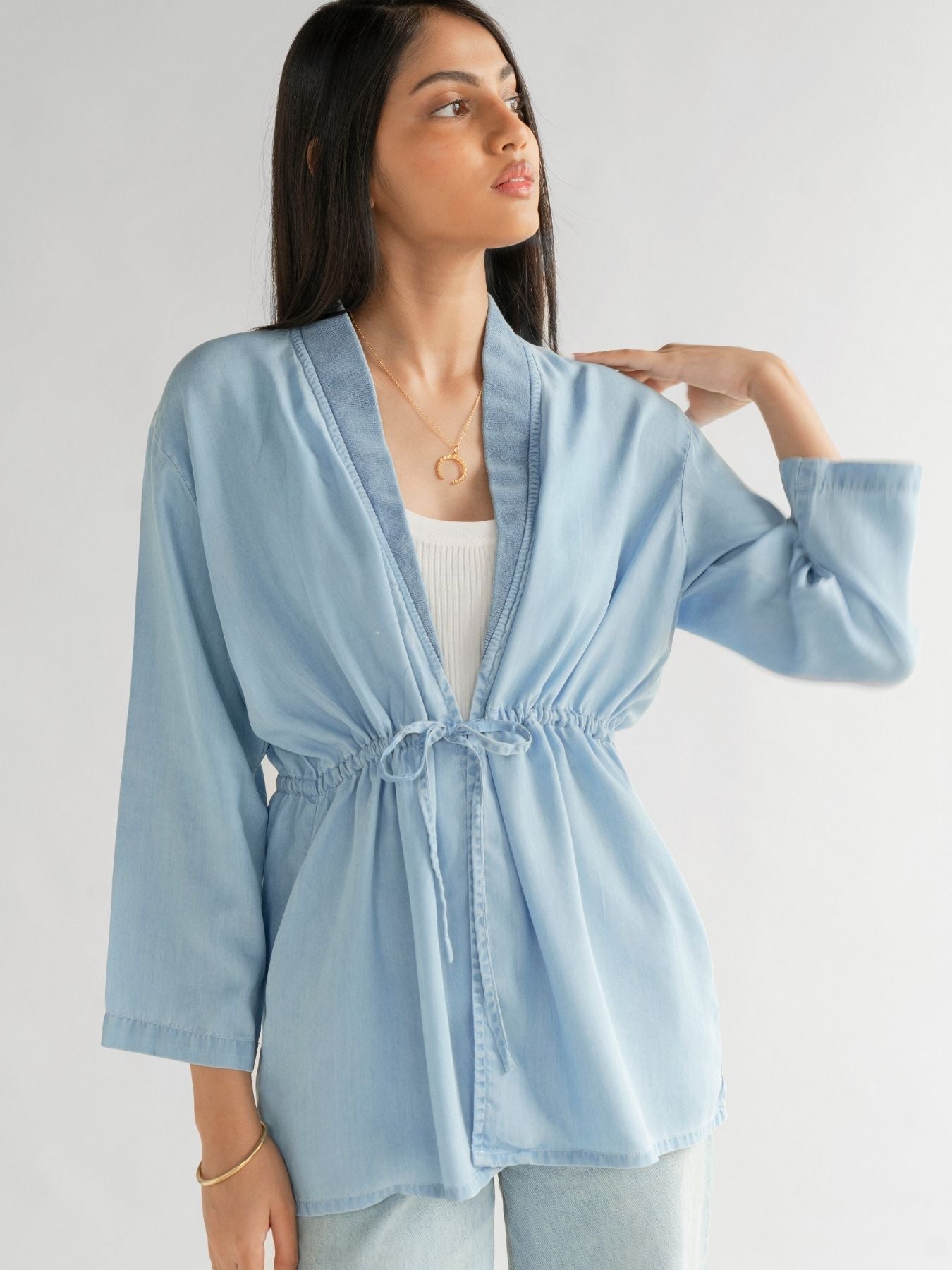 The Travel Light Jacket, Ocean Blue