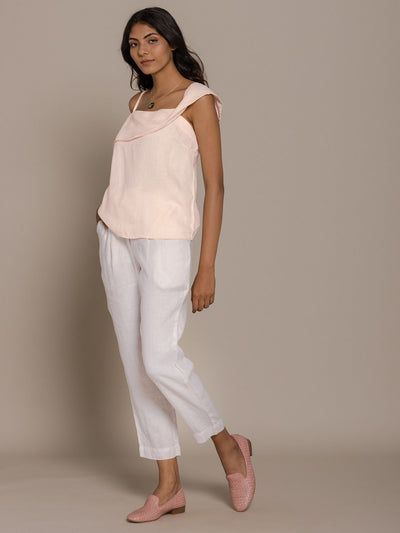 Releve Fashion Reistor Pink The Wandering Wave One-Shoulder Top Ethical Designer Brand Sustainable Fashion Conscious Clothing Purchase with Purpose Shop for Good