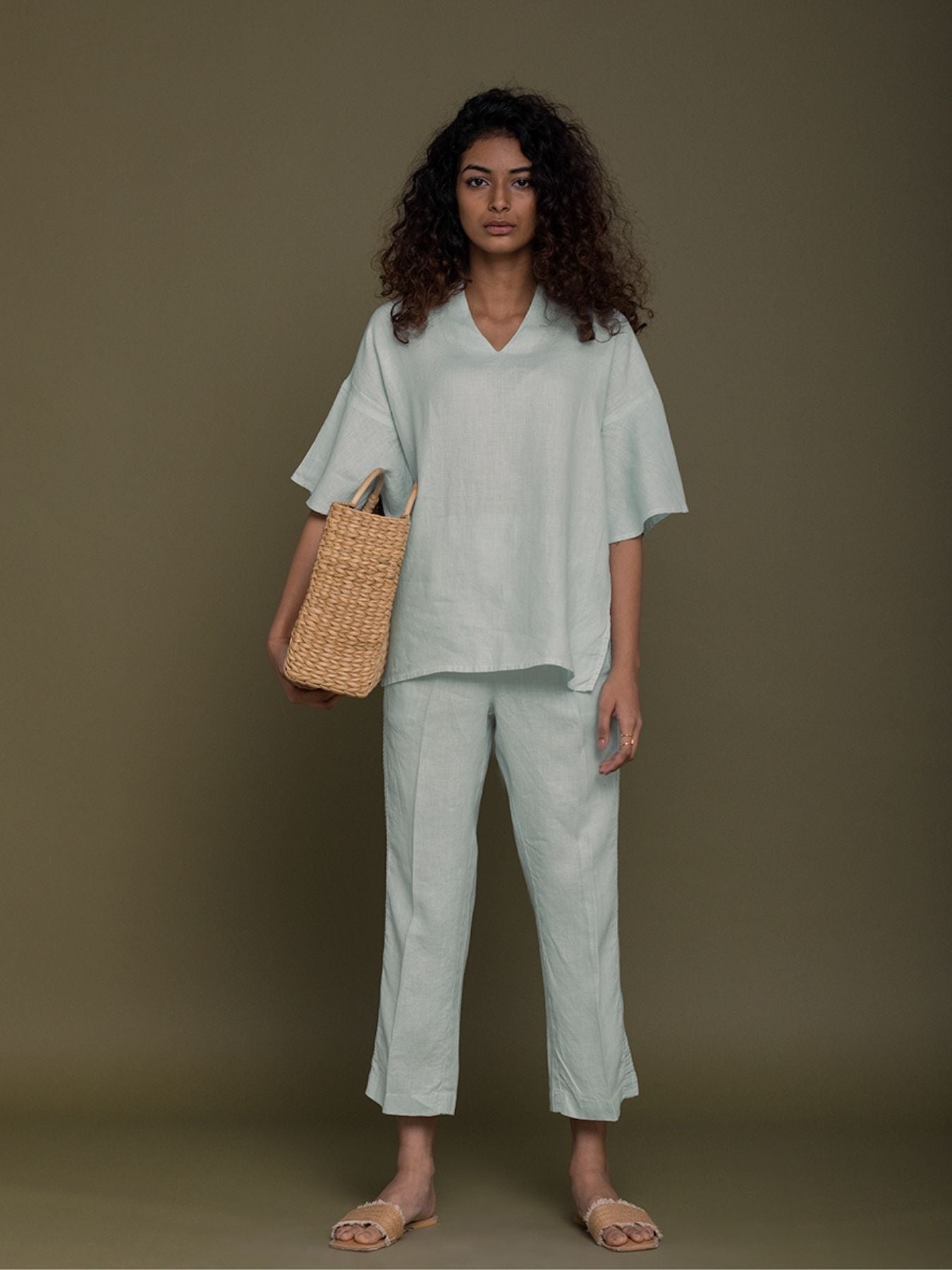 Releve Fashion Reistor Mint Wishing on Stardust Shirt Ethical Designer Brand Sustainable Fashion Conscious Clothing Purchase with Purpose Shop for Good