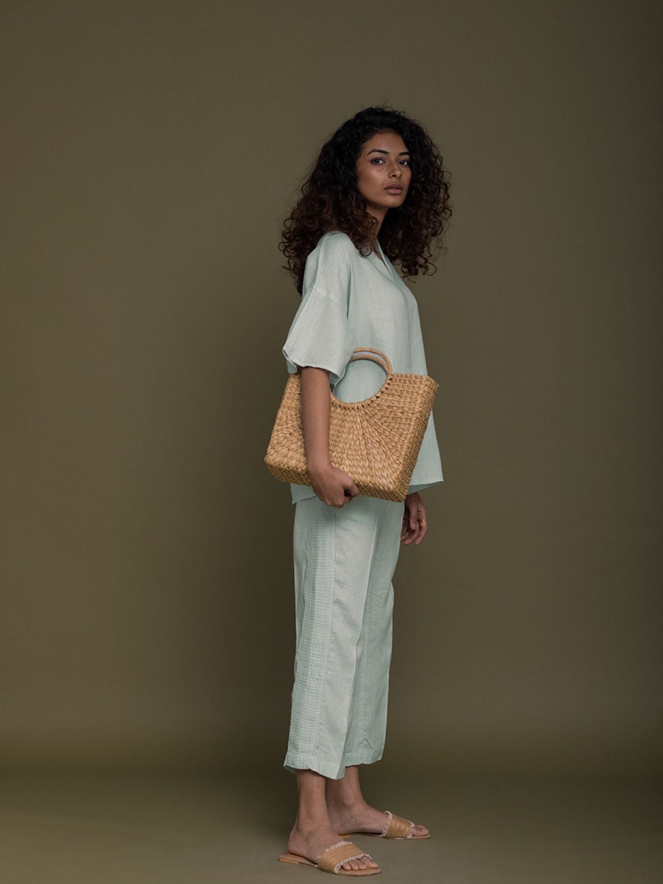 Releve Fashion Reistor Mint Wishing on Stardust Shirt Ethical Designer Brand Sustainable Fashion Conscious Clothing Purchase with Purpose Shop for Good